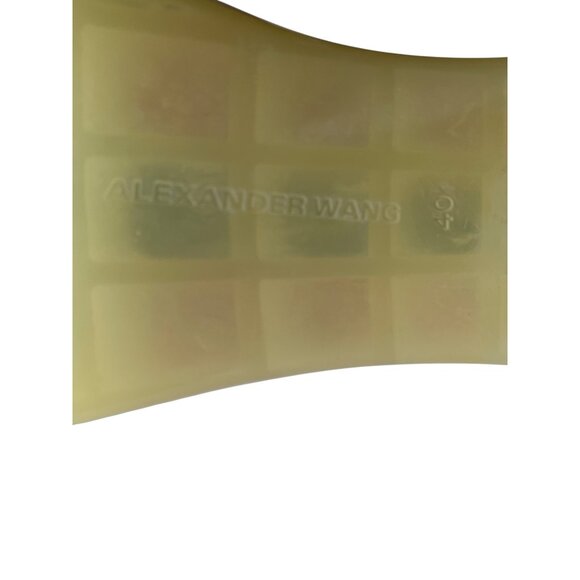 Alexander Wang Red Leather Heeled Boots Size 9.5 - Picture 3 of 10